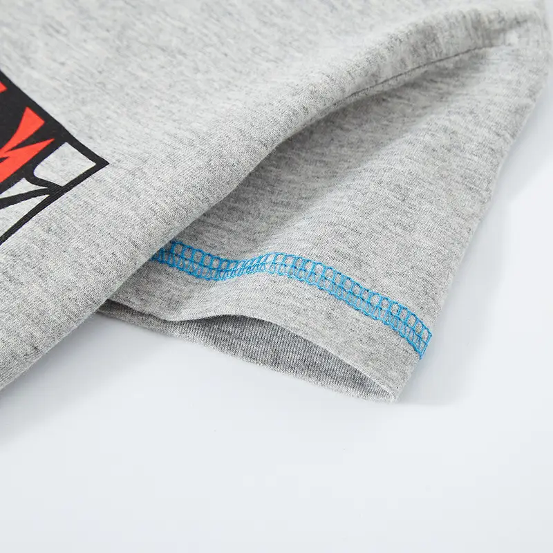 2025 Boys Grey T-Shirt Chinese Style Summer - Image 5