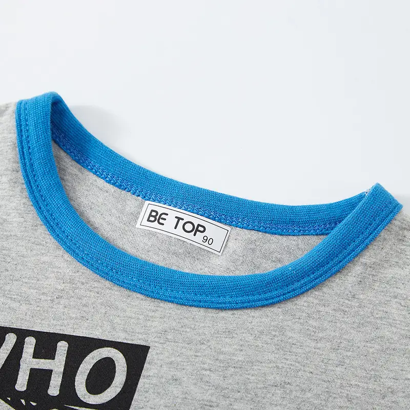 2025 Boys Grey T-Shirt Chinese Style Summer - Image 6