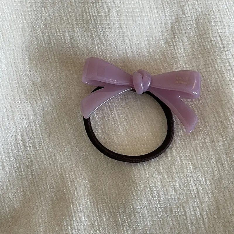 French Style Bow Hairpin for Women Elegant Bangs Clip - Image 3