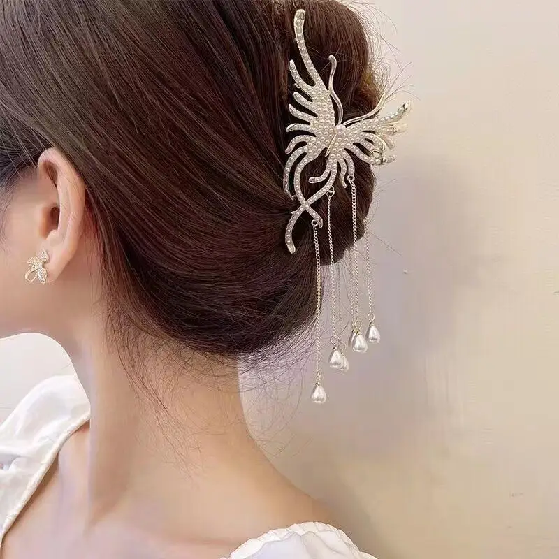 Suzuki Orchid Tassel Hair Clip Back for Girls — feature 7