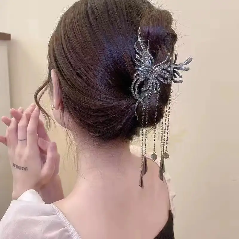 Suzuki Orchid Tassel Hair Clip Back for Girls — feature 8