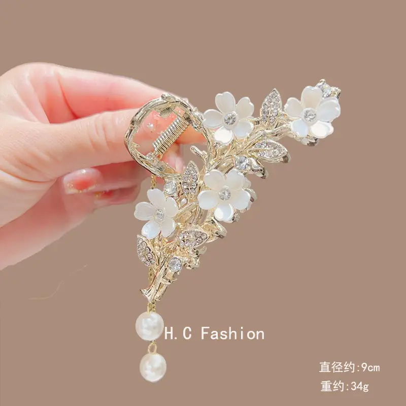 Suzuki Orchid Tassel Hair Clip Back for Girls - Image 11