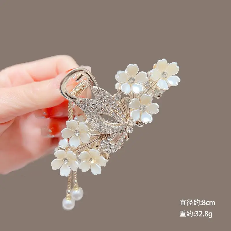 Suzuki Orchid Tassel Hair Clip Back for Girls - Image 41