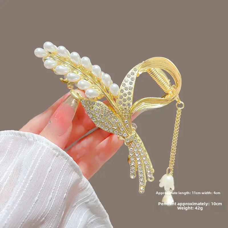 Suzuki Orchid Tassel Hair Clip Back for Girls - Image 13