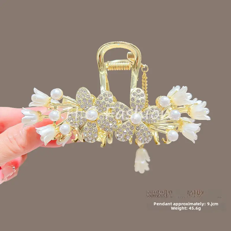 Suzuki Orchid Tassel Hair Clip Back for Girls - Image 19