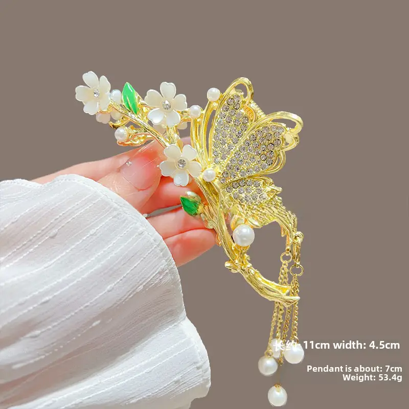 Suzuki Orchid Tassel Hair Clip Back for Girls - Image 23