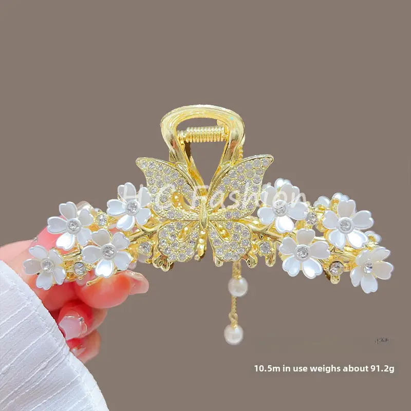 Suzuki Orchid Tassel Hair Clip Back for Girls - Image 25