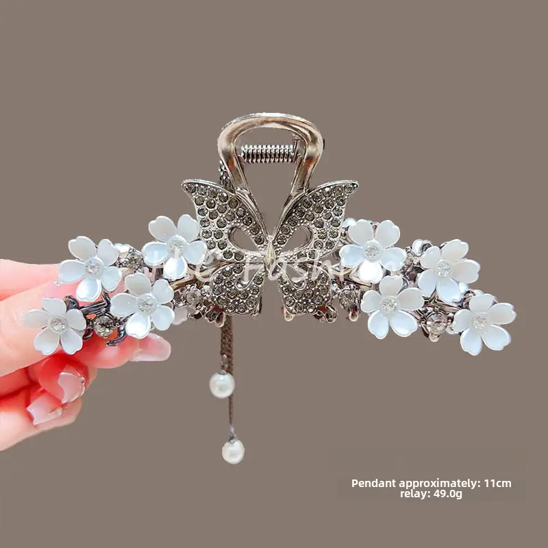Suzuki Orchid Tassel Hair Clip Back for Girls - Image 26