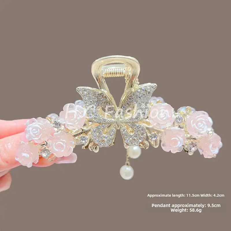 Suzuki Orchid Tassel Hair Clip Back for Girls - Image 28