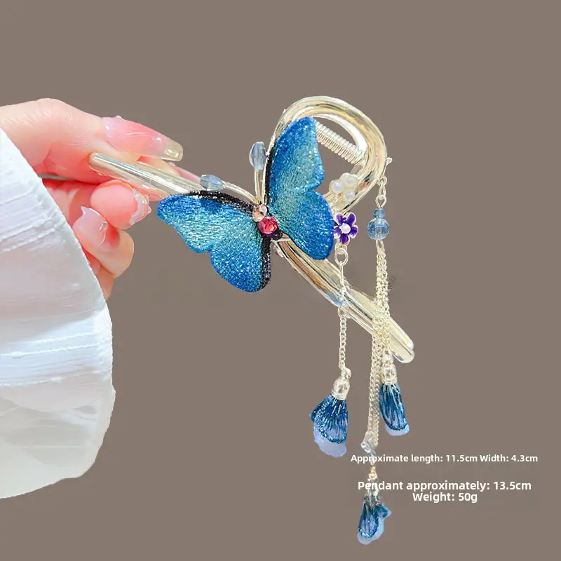 Suzuki Orchid Tassel Hair Clip Back for Girls - Image 33
