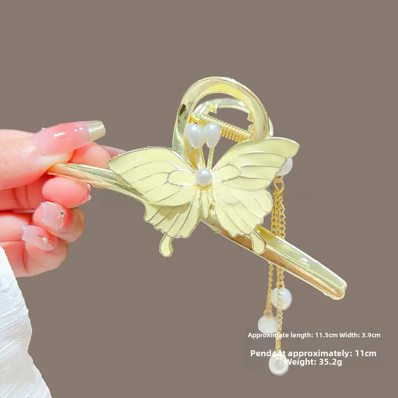 Suzuki Orchid Tassel Hair Clip Back for Girls - Image 34