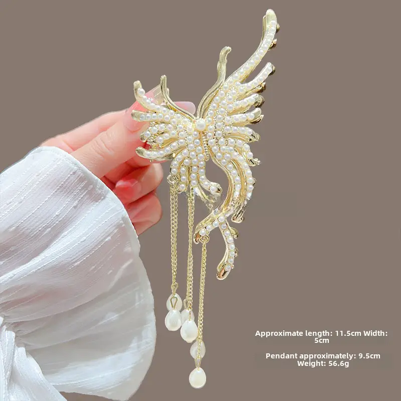 Suzuki Orchid Tassel Hair Clip Back for Girls - Image 36