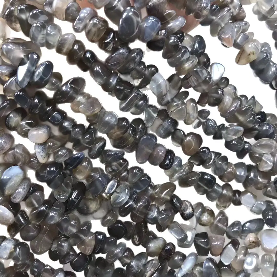 Natural Gray Blue Moonstone Loose Beads High Quality - Image 5