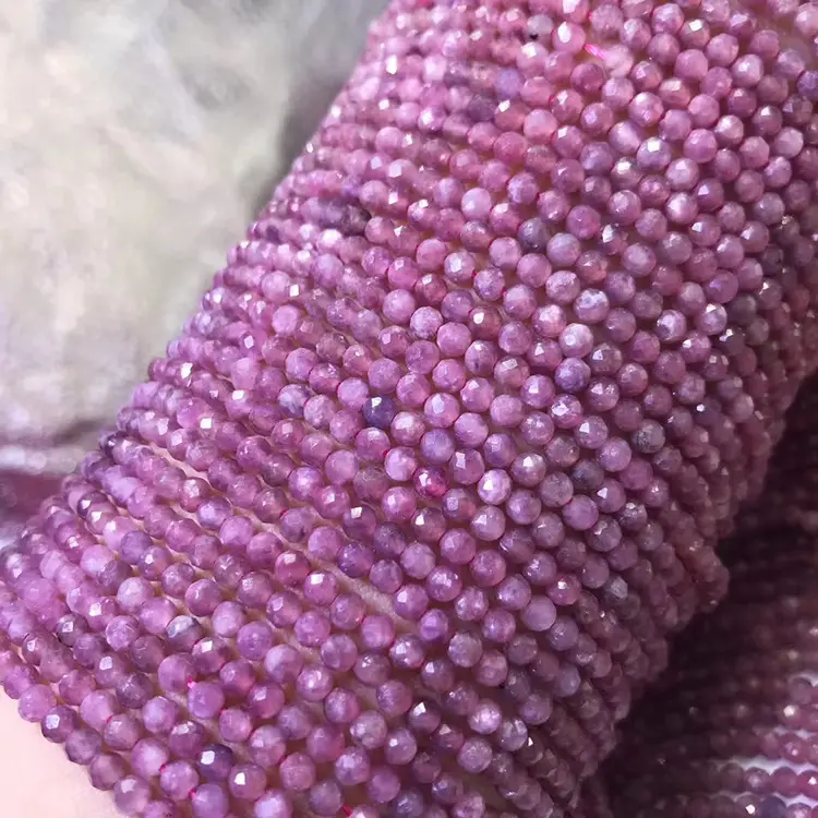 Plum Blossom Tourmaline Facet Beads for DIY Jewelry - Image 2