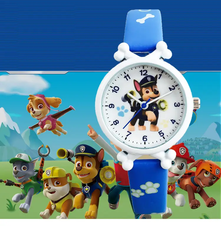 Wangwang Cartoon Kids Watch Yellow Silicone Waterproof — feature 1