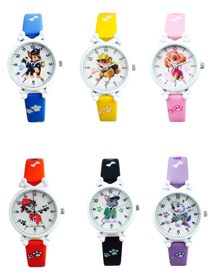 Wangwang Cartoon Kids Watch Yellow Silicone Waterproof — feature 2