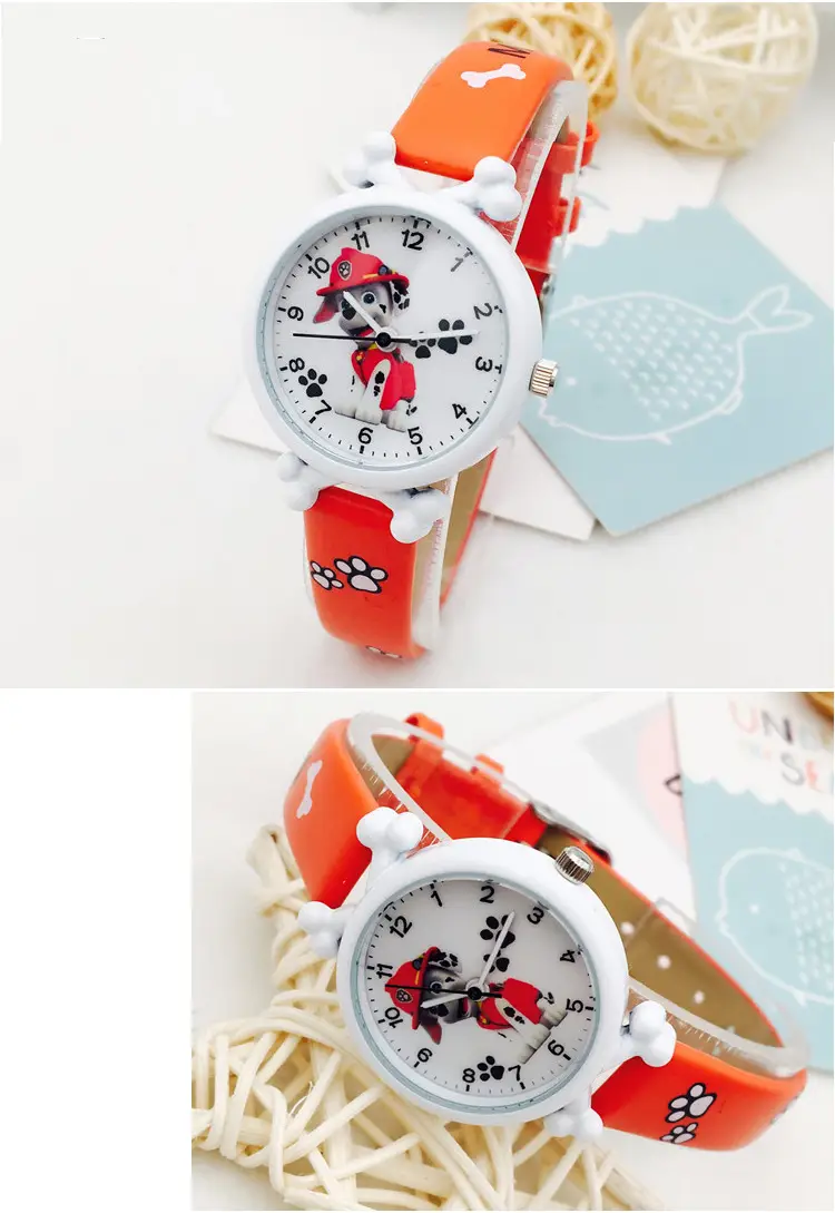 Wangwang Cartoon Kids Watch Yellow Silicone Waterproof — feature 7
