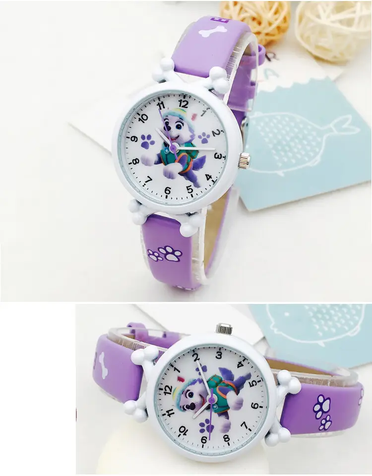 Wangwang Cartoon Kids Watch Yellow Silicone Waterproof — feature 8