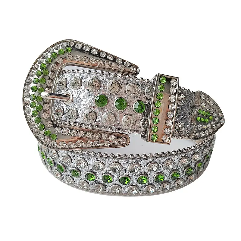 Silver Base (Green White Diamond)