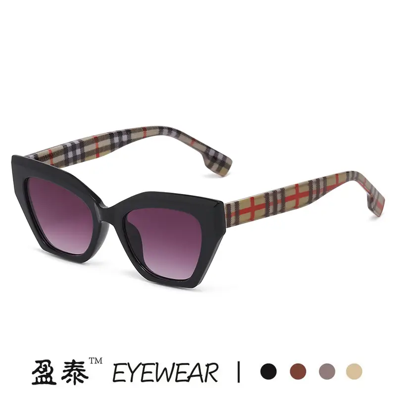 White Cat's Eye Sunglasses Dark Lenses - Image 7