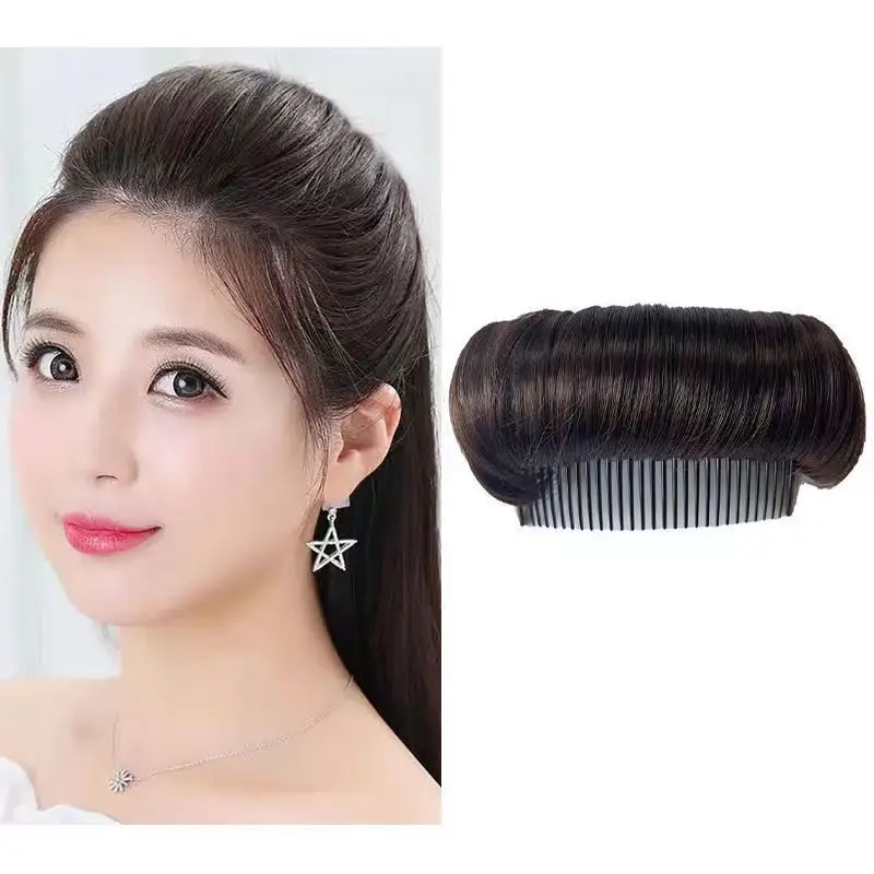 Hair pad comb [dark coffee color]]