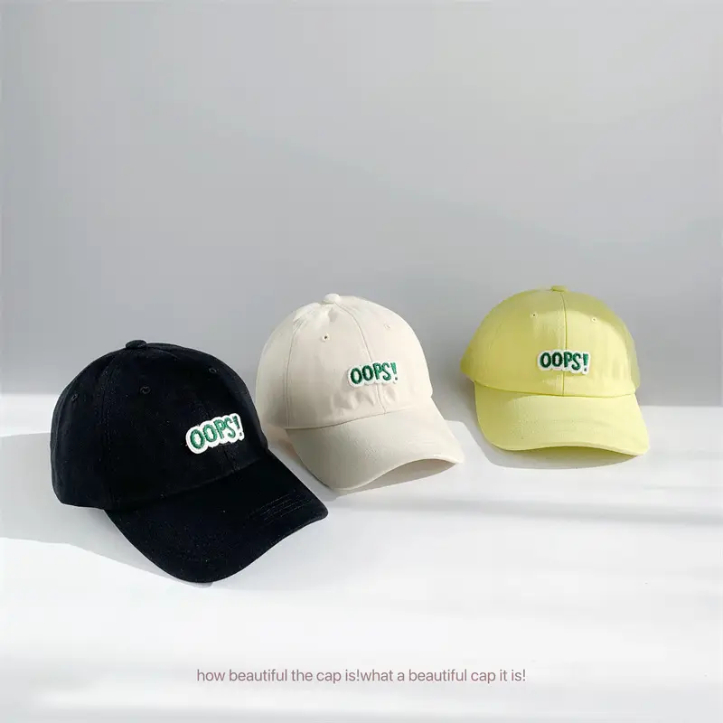 Kids Baseball Caps with Embroidered Letters 2025 Spring — feature 28
