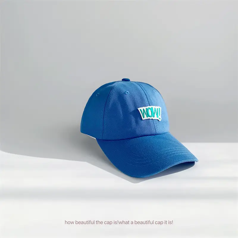 Kids Baseball Caps with Embroidered Letters 2025 Spring - Image 10