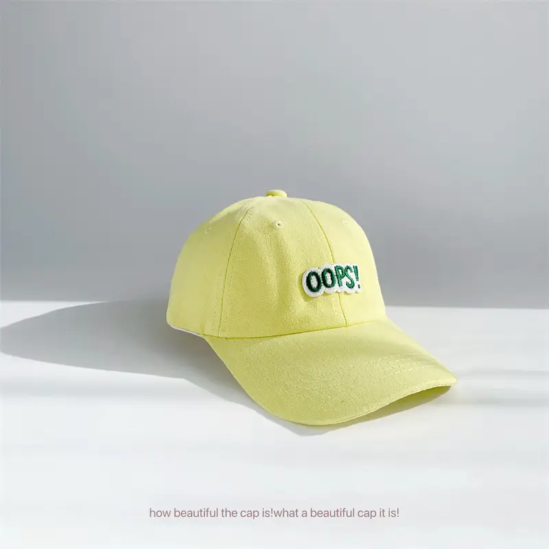 Kids Baseball Caps with Embroidered Letters 2025 Spring - Image 3