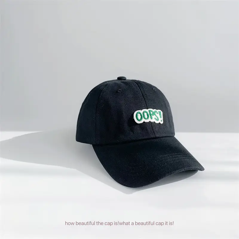 Kids Baseball Caps with Embroidered Letters 2025 Spring - Image 5
