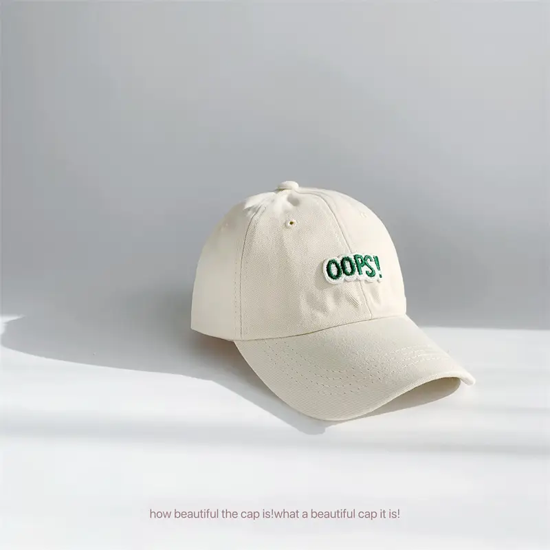 Kids Baseball Caps with Embroidered Letters 2025 Spring - Image 6