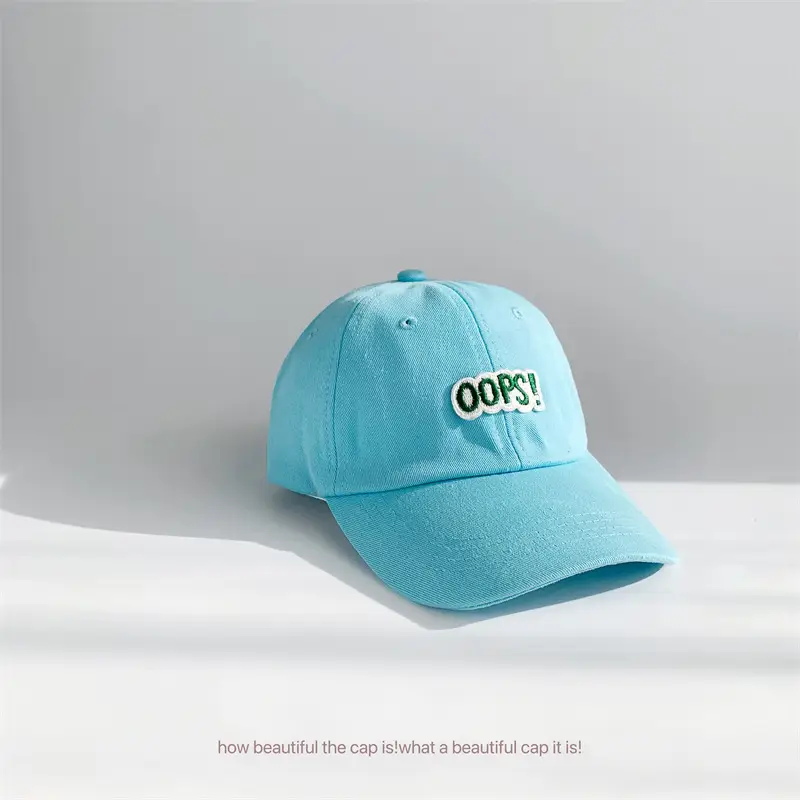 Kids Baseball Caps with Embroidered Letters 2025 Spring - Image 7