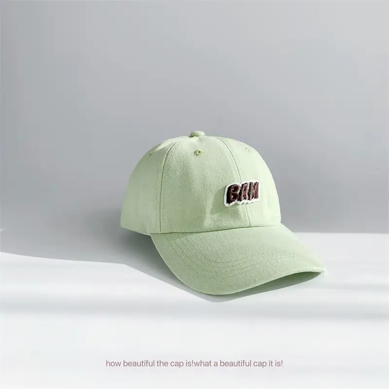 Kids Baseball Caps with Embroidered Letters 2025 Spring - Image 8