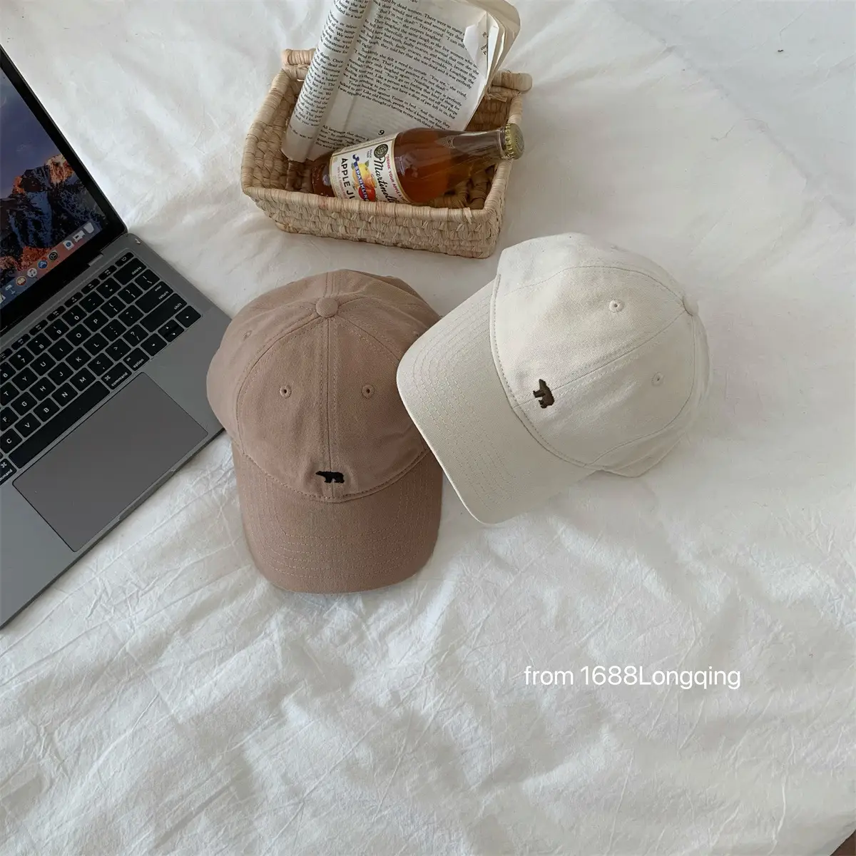 Japanese Style Blue Baseball Cap Women Embroidery All-Match - Image 8