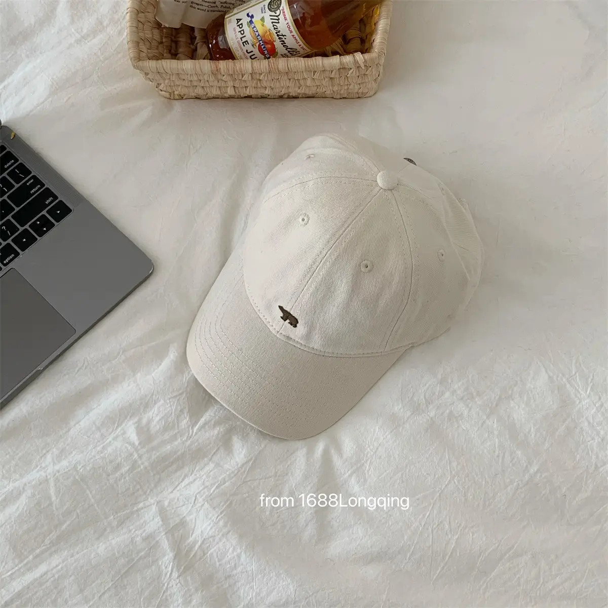 Japanese Style Blue Baseball Cap Women Embroidery All-Match - Image 10
