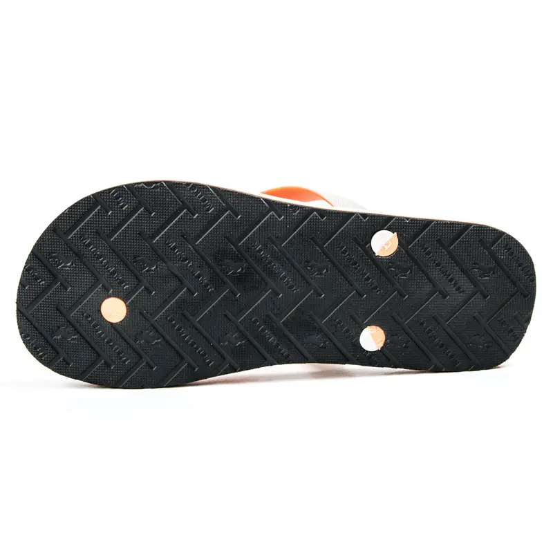 Men's Graphic EVA Flip Flops Yellow Orange