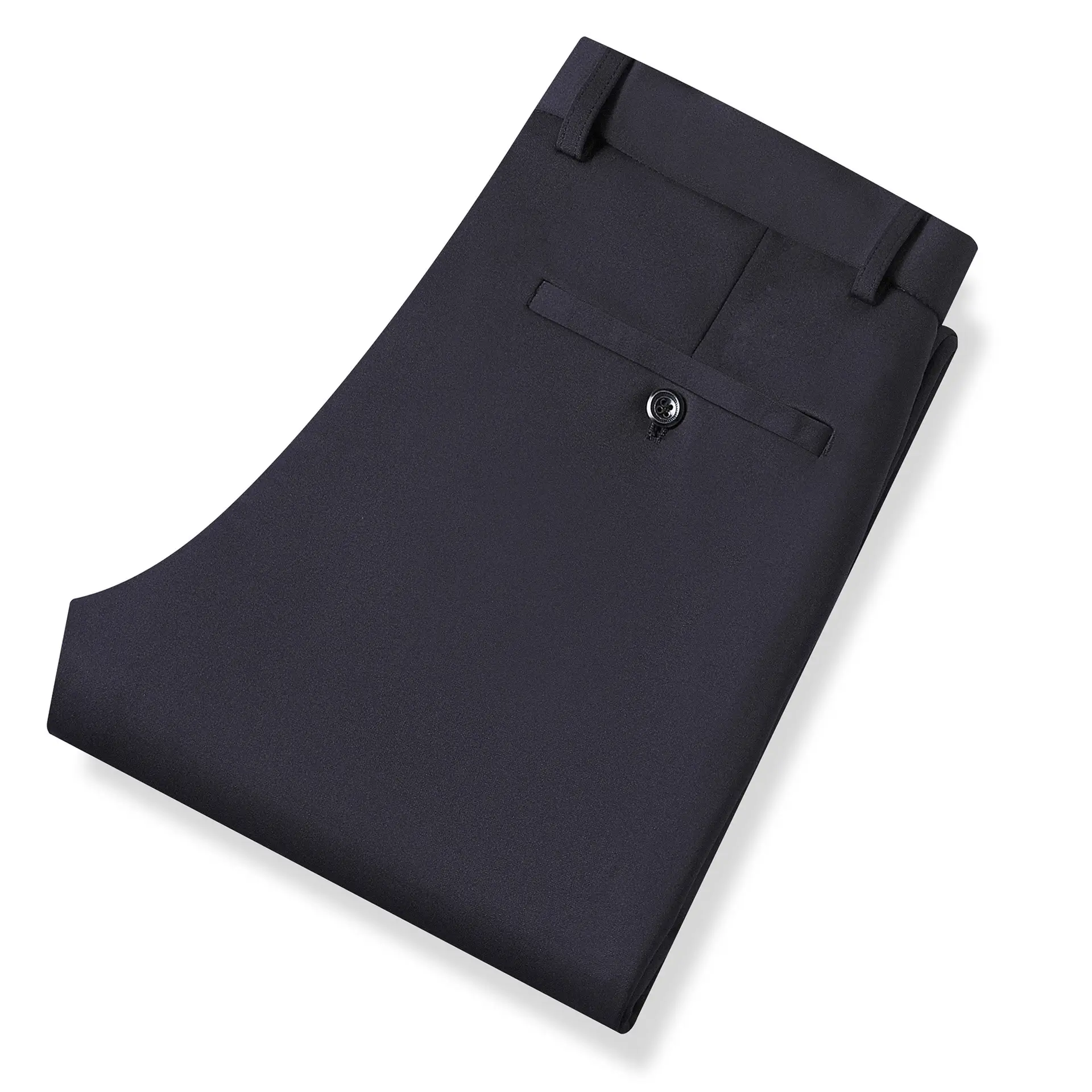 Daifa Men's Black Casual Pants Middle-aged Elderly Loose Fit - Image 4