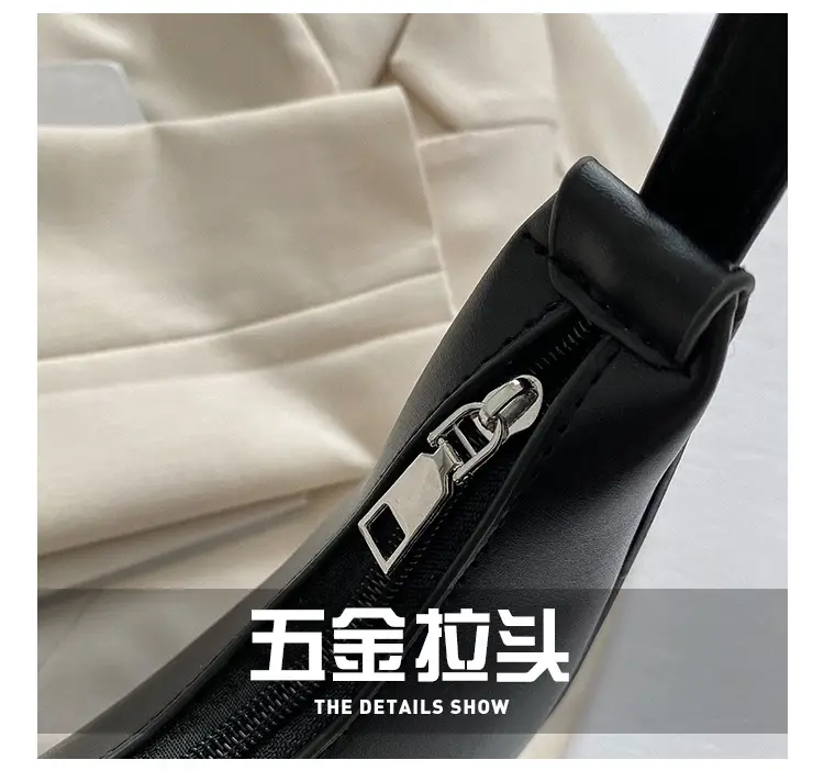 Black French Niche Shoulder Bag for Women 2022 β feature 3