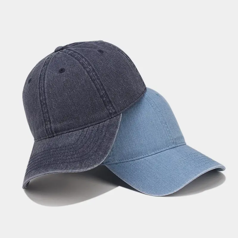 Men's Teal Washed Baseball Cap Multi Color Lightweight Sun Hat — feature 4