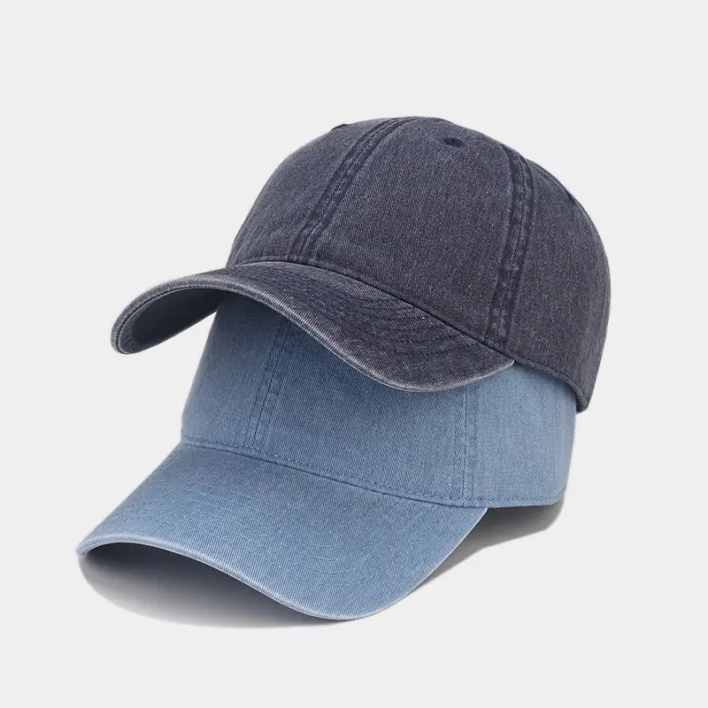 Men's Teal Washed Baseball Cap Multi Color Lightweight Sun Hat — feature 5