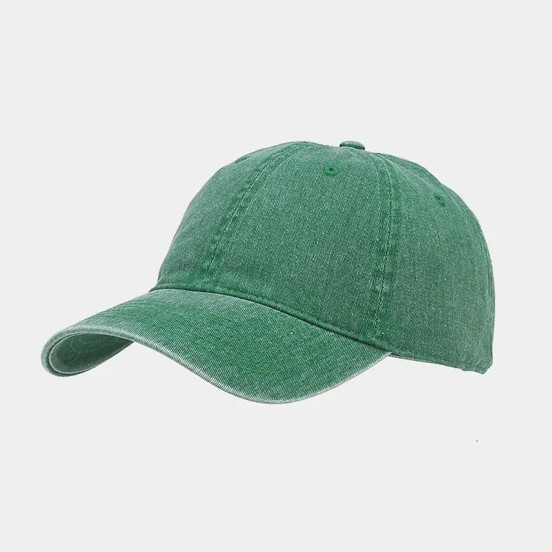 Men's Teal Washed Baseball Cap Multi Color Lightweight Sun Hat - Image 10
