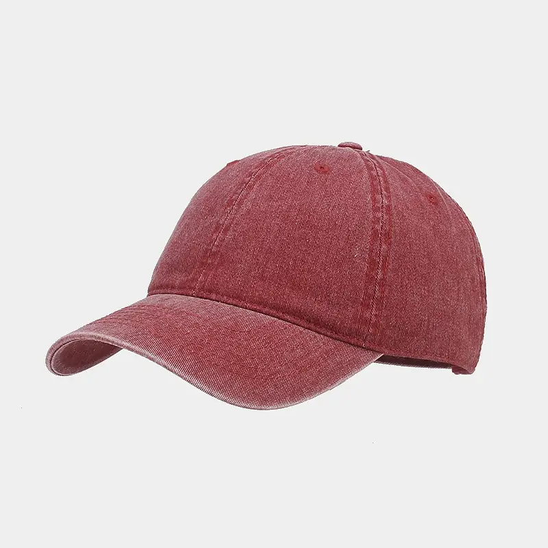 Men's Teal Washed Baseball Cap Multi Color Lightweight Sun Hat - Image 4