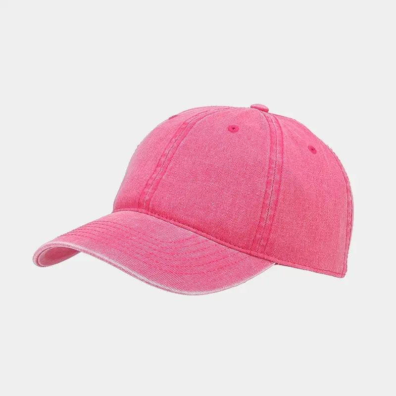 Men's Teal Washed Baseball Cap Multi Color Lightweight Sun Hat - Image 7