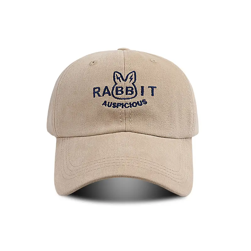 Rabbit Embroidered Baseball Cap Women Men Multi Color - Image 9