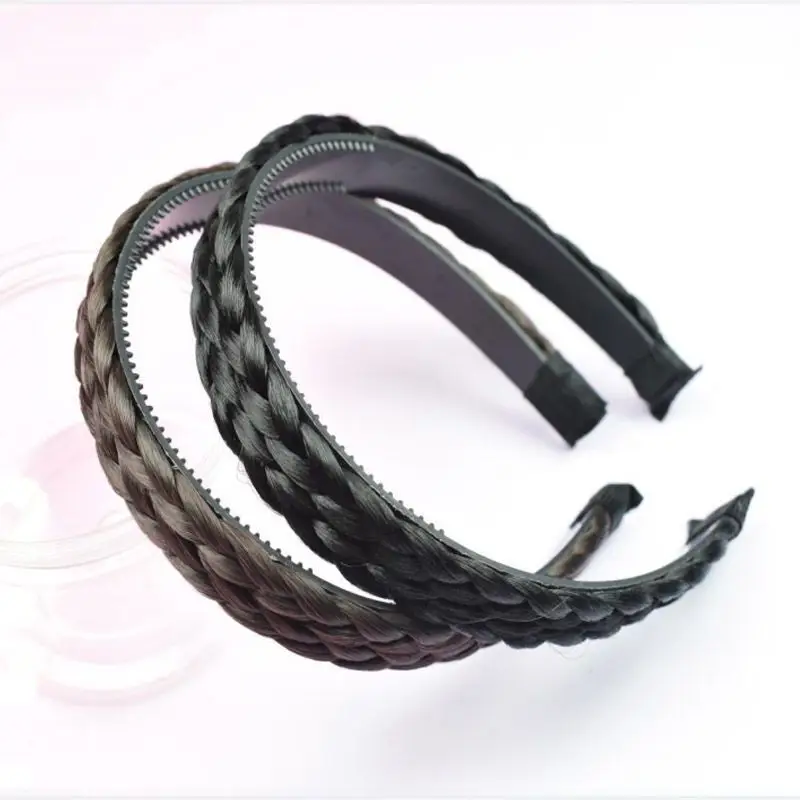 Black Tooth Real Black Hair Hoop Wig Braid Wholesale - Image 15