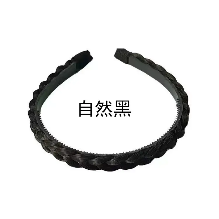 Black Tooth Real Black Hair Hoop Wig Braid Wholesale - Image 4