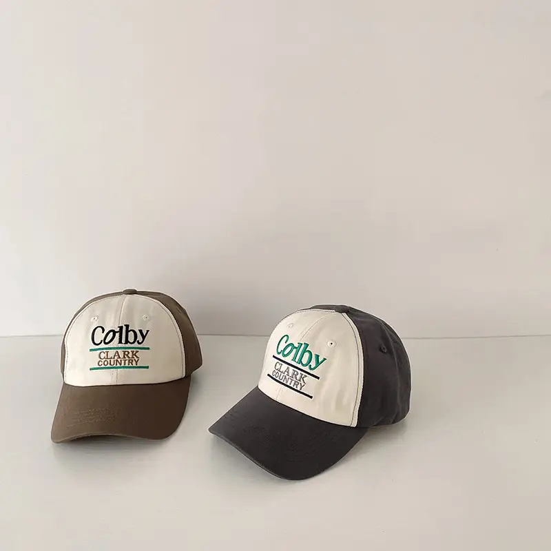 Colby Bears Green White Cap for Kids Spring Autumn - Image 3