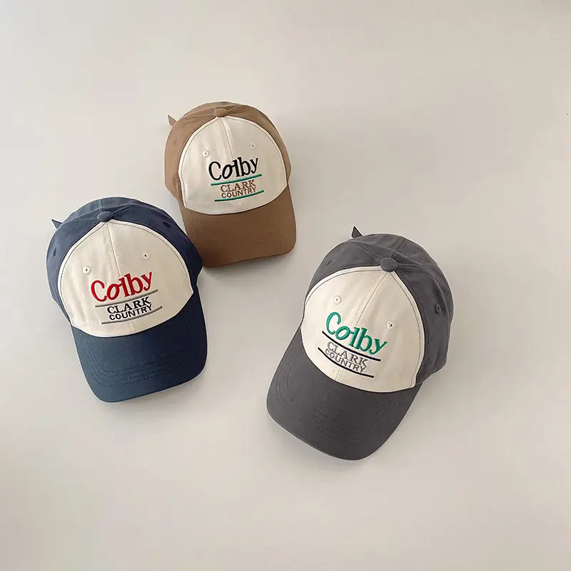 Colby Bears Green White Cap for Kids Spring Autumn - Image 4