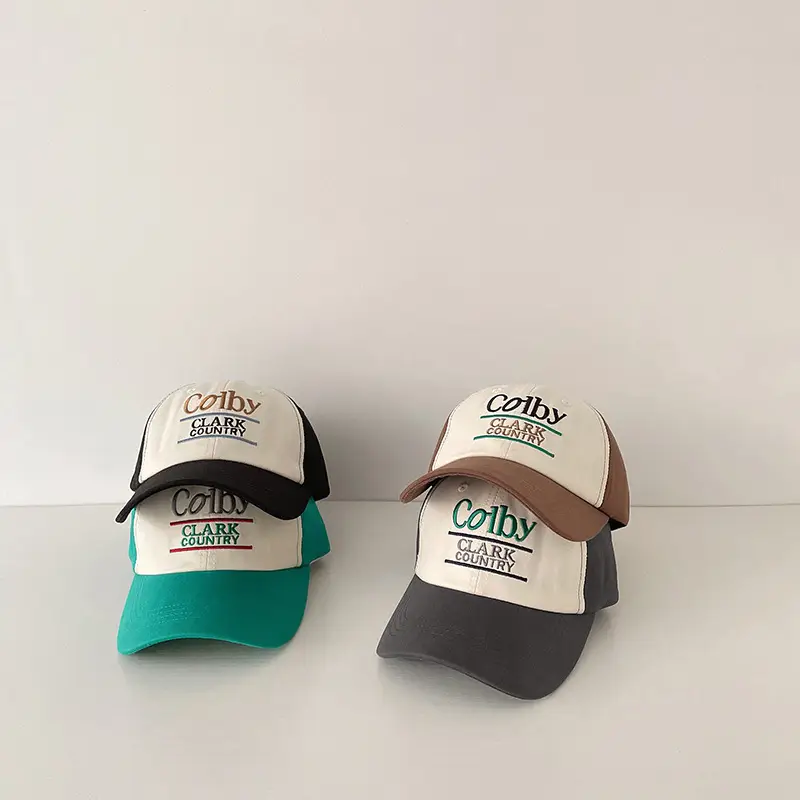 Colby Bears Green White Cap for Kids Spring Autumn — feature 5