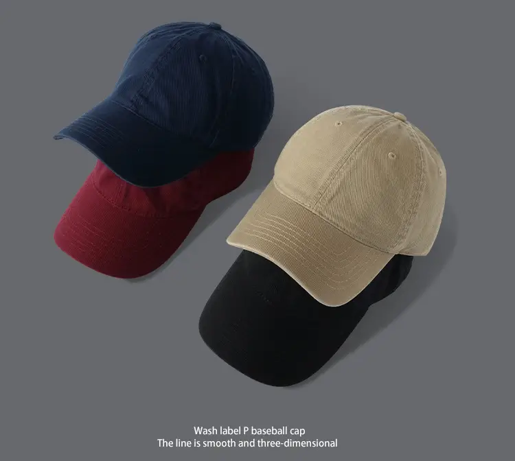 Men Winter Curved Brim Cap Korean Style Soft Top Baseball — feature 8