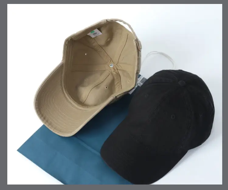 Men Winter Curved Brim Cap Korean Style Soft Top Baseball — feature 9